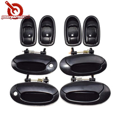 Outside Inside Door Handle 8PCS Set For Hyundai Elantra 1996 1997 1998 1999 2000 6B93BC-57