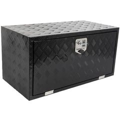 36"x 18"x18" Aluminum Tool Box Truck Bed Trailer RV Toolbox W/2x Chain KOEEP