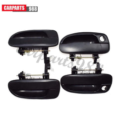 4Pcs Outside Door Handle Front RearLH RH for Hyundai Accent 2000-2006 1.6LBlack 6B93BC-57