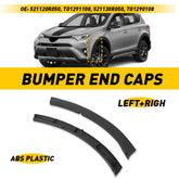 2pcs Front Bumper End Caps For Toyota RAV4 2016-2018 Textured Right & Left EOA 6B93BC-57