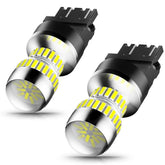 AUXITO 3157 LED Reverse Brake Turn Signal Light Bulbs 6000K White 2800LM Bright AUXITO