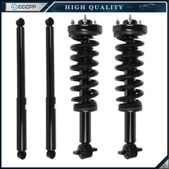 Strut Spring & Shock Absorber Front & Rear Kit Set of 4 For 2014 Ford F150 Truck 6B93BC-57