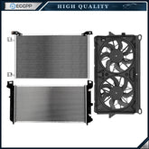 Radiator Condenser Cooling Fan Kit For 2005-2013 Chevrolet Silverado 1500 6B93BC-57