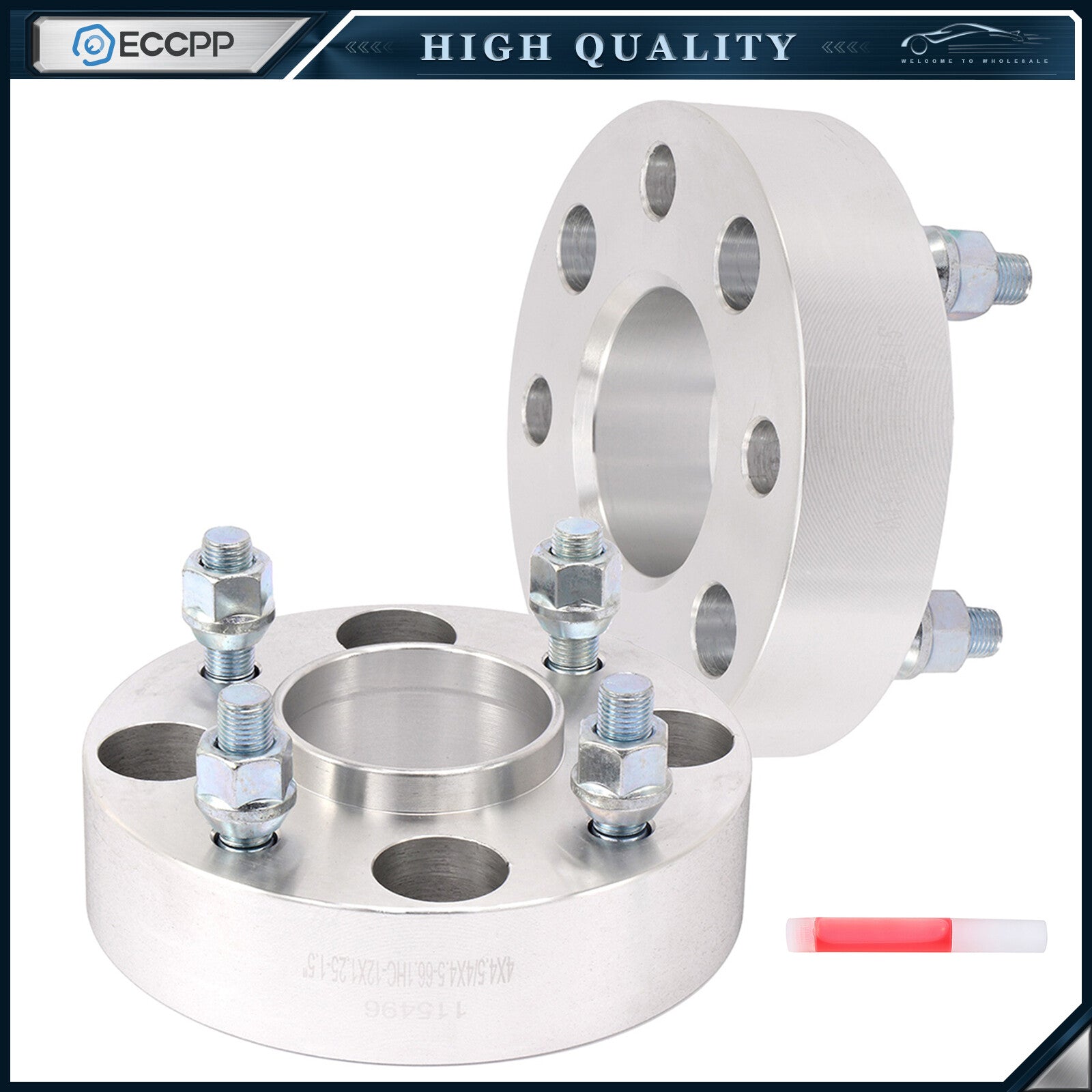 2 Pcs 1.5" 4x114.3 Hub Centric Wheel Spacers For Nissan Sentra Altima Cube Versa 6B93BC-57