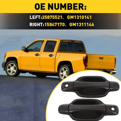 Exterior Door Handle For 2004-2012 Chevrolet Colorado Canyon GMC Front LH +RH EA 6B93BC-57
