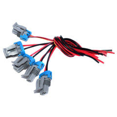 5PCS Horn Connector Pigtail Wiring For GM Buick Cadillac GMC Pontiac15306302 6B93BC-57