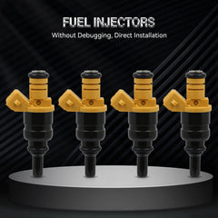 For Kia Rio 1.6L 2003-2005 Rio 1.5L 2001-2002 0K30E13250 4pcs Fuel Injectors 6B93BC-57