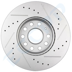Front Rear Discs Brake Rotors For Volkswagen 2005-2010 Jetta 2007-2009 Rabbit