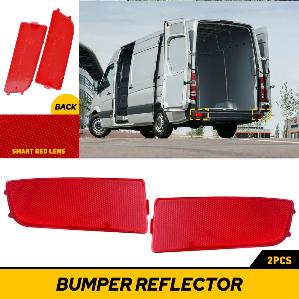 Rear Bumper Reflector Tail Case Lamp For 10-18 Mercedes Sprinter Benz 2500 3500 6B93BC-57