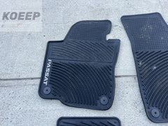 2012 - 2022 VW PASSAT INTERIOR ALLWEATHER RUBBER FLOOR MATS SET OEM 6B93BC-57