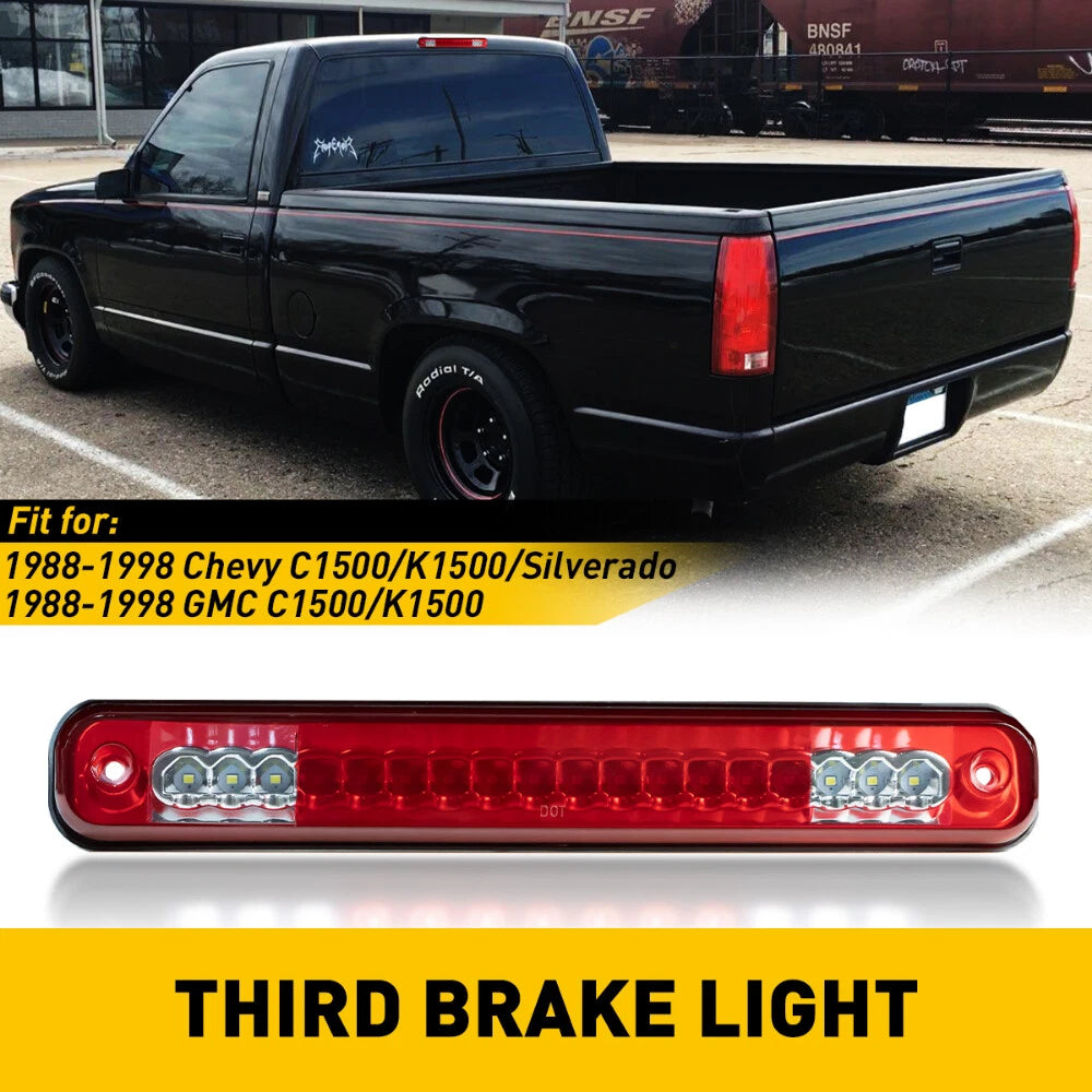 Smoked LED 3rd Brake Light Cargo Lamp for 88-98 Chevy Silverado GMC C1500 EOA 6B93BC-57