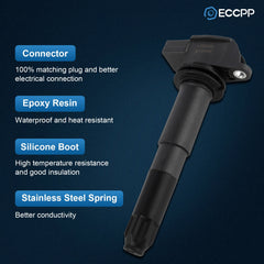ECCPP 8 Ignition Coils For 2003 2004 2005 2006 Porsche Cayenne 4.5L V8 6B93BC-57