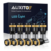 AUXITO Canbus LED Side marker Light Bulbs 168 192 2825 2821 T10 3000K Amber EOA AUXITO