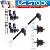 4x Upper Lower Ball Joints 2x Inner Tie Rods Kit For 1995-1997 Nissan Pickup 4WD