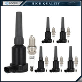 6 Pcs For 4.0L L6 1995-1997 Jaguar Vanden Plas XJ6 XJR Ignition Coil Spark Plug 6B93BC-57