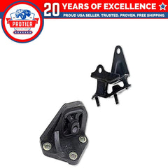Fits 2003-2007 Honda Accord 2.4L MANUAL Rear & Upper Trans Mount Set 2pcs : 6B93BC-57