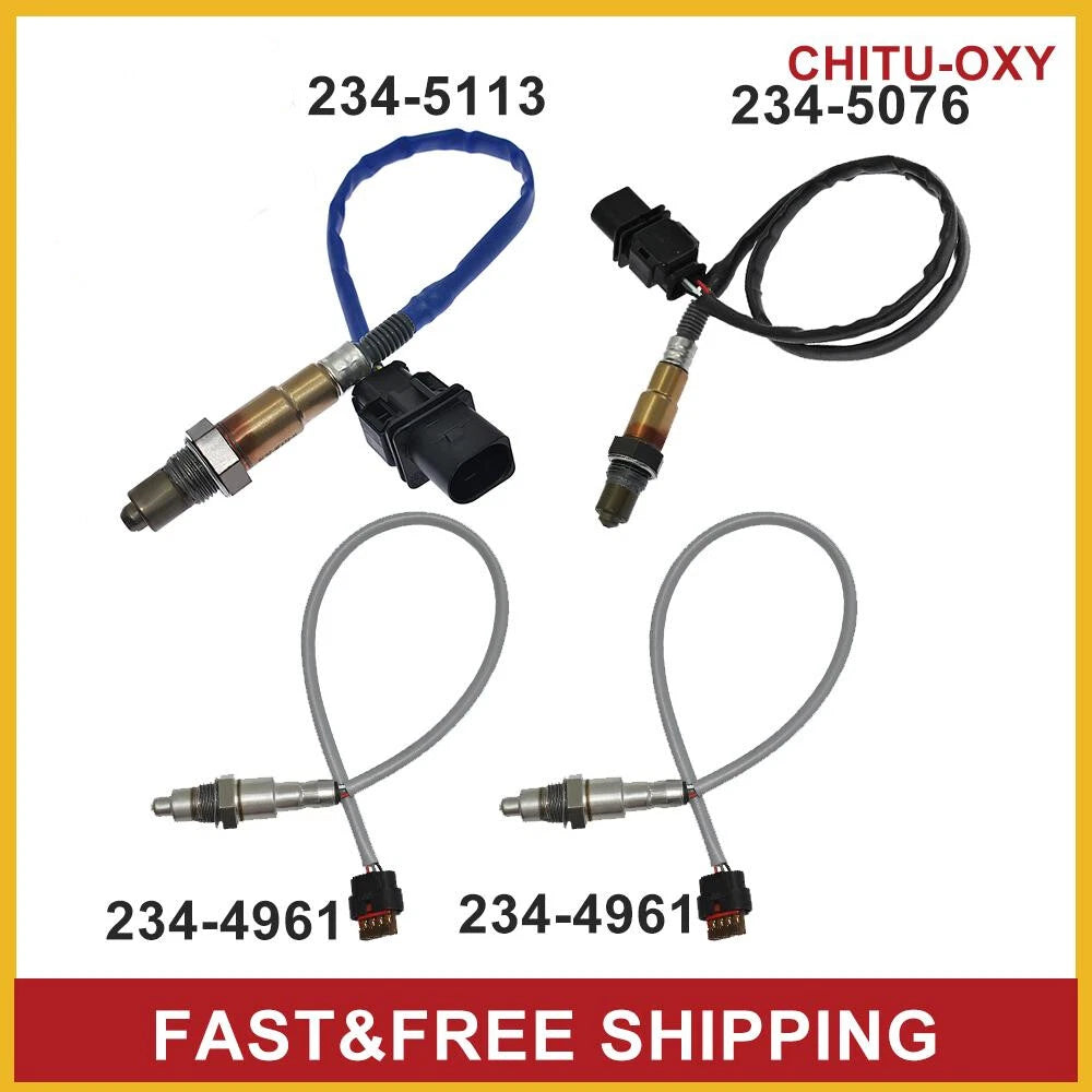 4PCS Upstream & Downstream Oxygen O2 Sensor For 015-2016 Ford F-150 3.5L V6 6B93BC-57