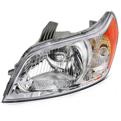 Pair Kit Headlights Assembly For 2007-2011 Chevrolet Aveo 1.6L Chrome Amber 6B93BC-57