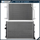 Aluminum Radiator & AC Condenser Cooling Kit For 2015-2019 Volkswagen Beetle 6B93BC-57