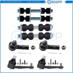 Front Lower Ball Joints Steering Sway Bar Tie Rod End For 1997-2003 Ford Escort 6B93BC-57