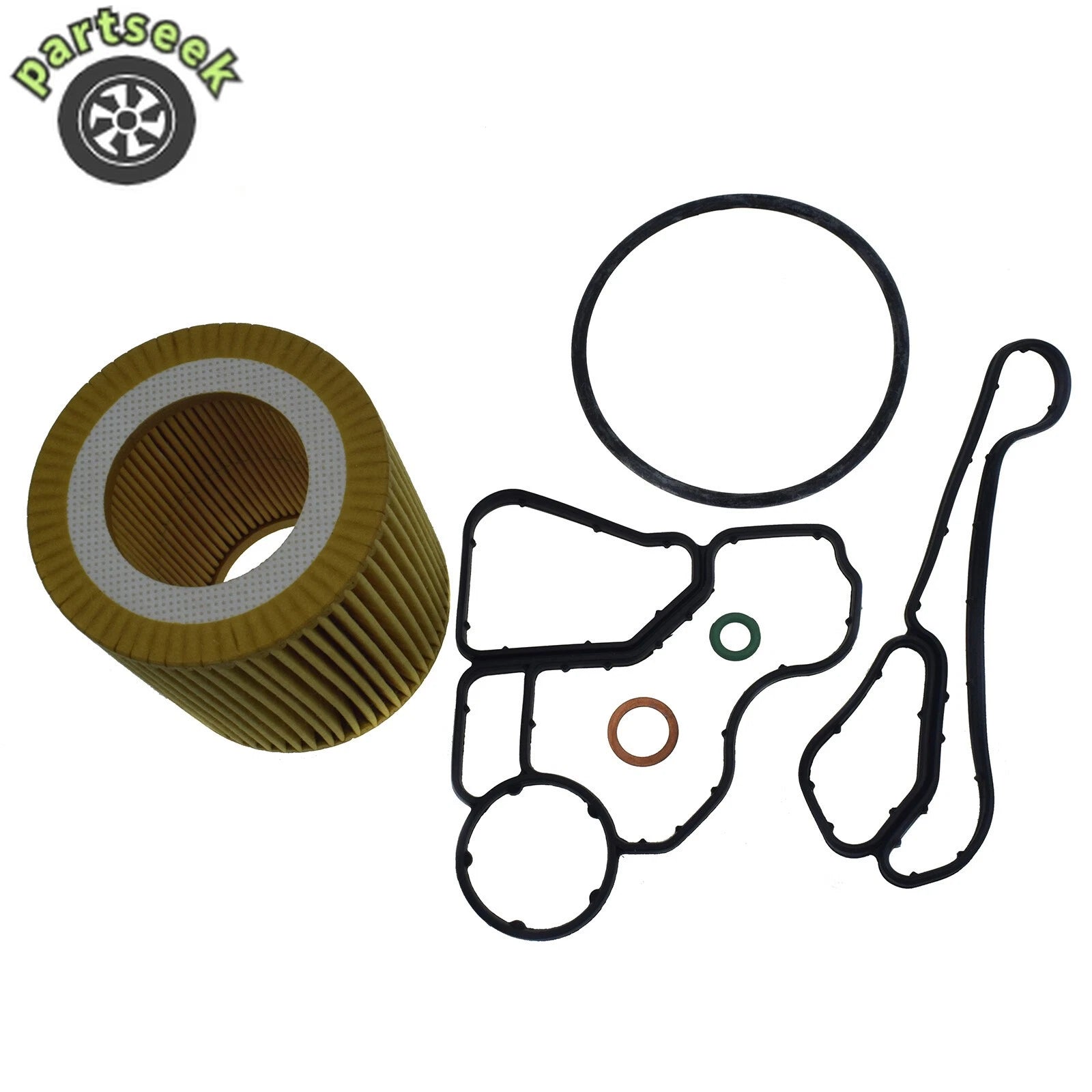 Engine Oil Filter & Gasket For BMW E82 E88 E90 E92 E93 E60 E60 E66 E65 HU816X 6B93BC-57
