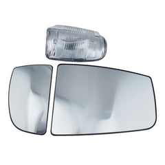 Right Upper Lower Mirror Glass & Indicator Lens for Ford Transit MK8 2015-2021