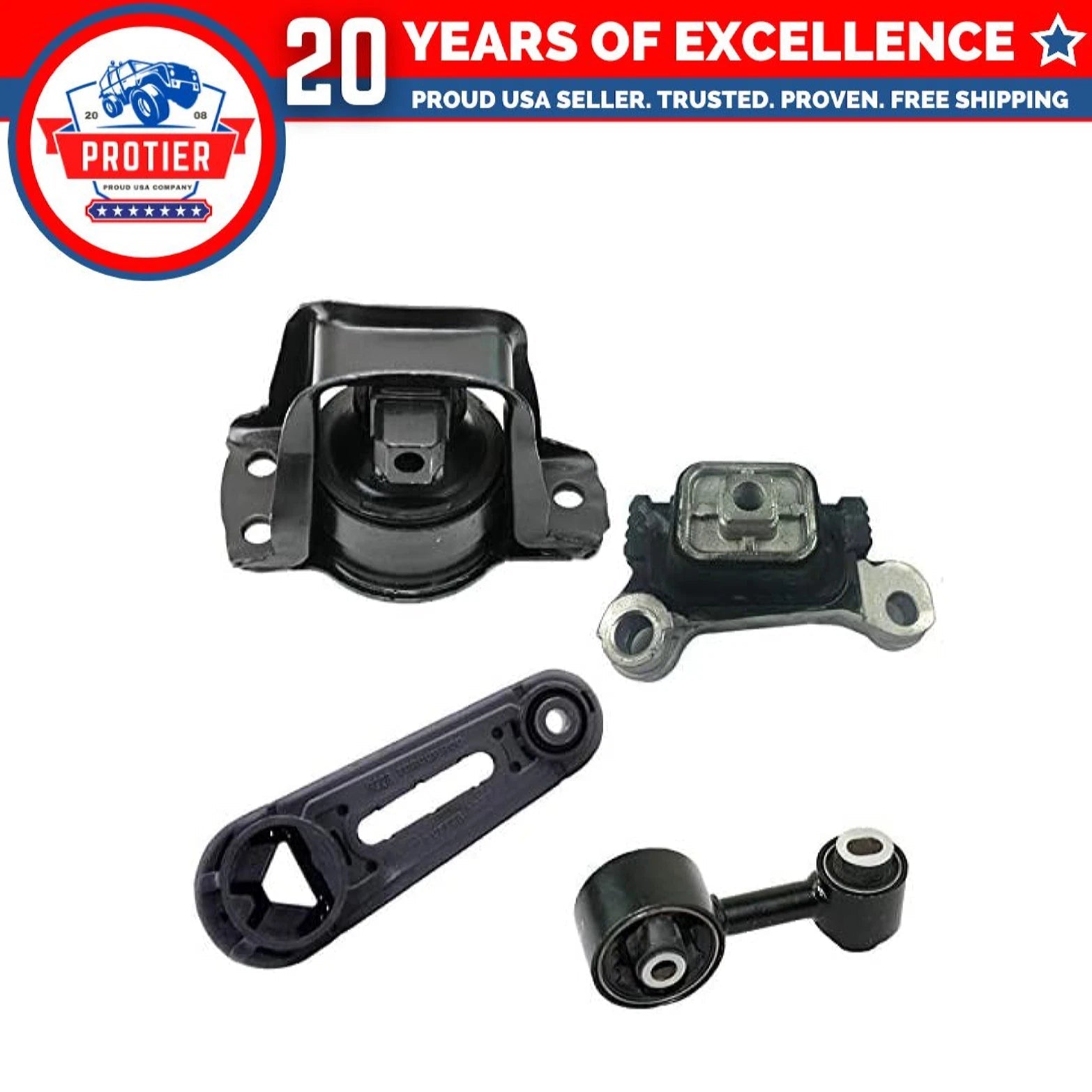 Fits 2013-2018 Chevy City Express/Nissan NV200 2.0L Motor & Trans Mount : 6B93BC-57