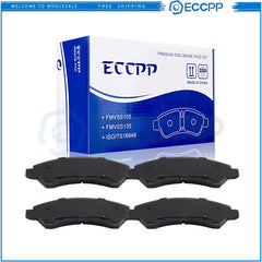 Front Ceramic Brake Pads Kit for Chevy Silverado 1500 GMC Sierra 1500 6B93BC-57