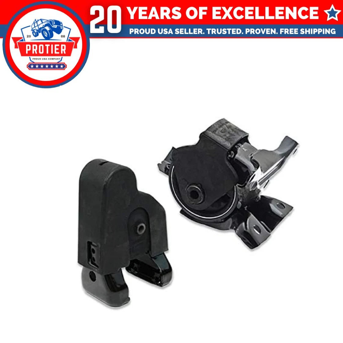 Rear Motor & Trans Mount 2PCS Set Fit 07-11 Hyundai Azera 3.3L/ 06-11 Azera 6B93BC-57