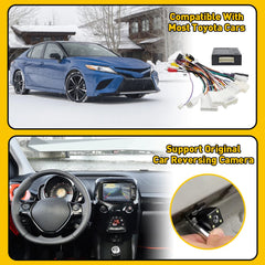 For Toyota Car Stereo Radio Power Harness Cable Wire Adapter Support JBL AMP US 6B93BC-57