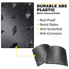 For 2007-18 Jeep Wrangler JK Body Cowl Armor Cover Trim Exterior Accessories 2PC 6B93BC-57