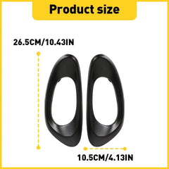 FOR 02-09 Chevy Trailblazer Set Front Inside Handle Door Trim Bezel Textured EOA 6B93BC-57