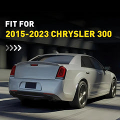 For Chrysler 300 2015-2023 White LED Rear Side Marker Lights Lamps Smoked Lens A 6B93BC-57