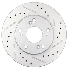 Front Rear Brake Rotors Discs For 2006 2007 2008 2009-2011 Honda Civic Slotted 6B93BC-57