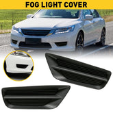 FRONT BUMPER FOG LIGHT LAMP HOLE COVER SET FOR 13-15 HONDA ACCORD SEDAN 4 DR EOA 6B93BC-57