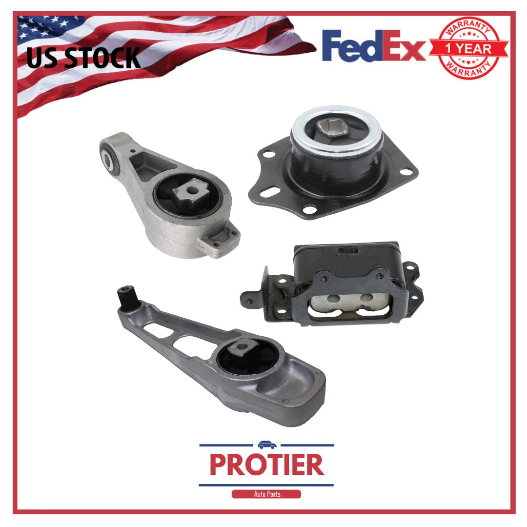 Engine & Trans Mount Set 4PCS for Chrysler Passenger Car PT Cruiser L4 2.4L 148 6B93BC-57
