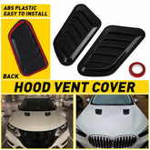 2X Air Hood Flow Intake Bonnet Scoop Cover Vent Universal Car Decorative EOA 6B93BC-57