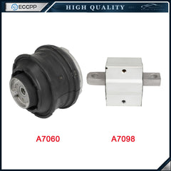 3x Engine Motor & Trans Mount Fit For 1998-2003 Mercedes-Benz CLK320 3.2L A7098 6B93BC-57
