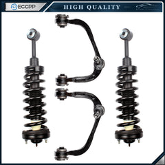 4pc Complete Struts Front Control Arm for Ford F-150 & Mark LT - 4WD ONLY