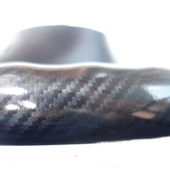 5D Carbon Fiber& Leather Steering Wheel Hand-stitch on Wrap Cover For BMW E46