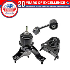 Fits 2004-2007 Toyota Highlander 2.4L 4WD Engine Motor Mount Set 3pcs : A7299, 6B93BC-57