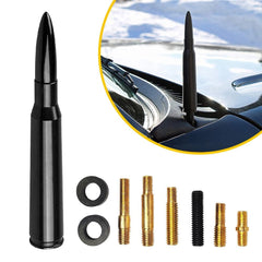 Bullet Style Antenna AM/FM Short Black Kit for Ford F150 F250 Car Truck Pickup 6B93BC-57