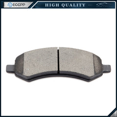 Front Brake Calipers Brake Pads Set 6Pcs Kit For 2007-2009 Chrysler Aspen 6B93BC-57