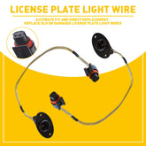 FOR 1994-2001 DODGE RAM 1500 REAR BUMPER LICENSE PLATE TAG LIGHT WIRING HARNESS 6B93BC-57