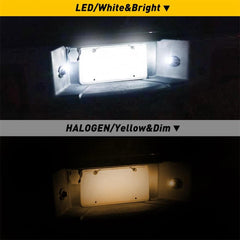 LED License Plate Light Error 6000K Free for 2001-2014 1500 Silverado 2500 3500 6B93BC-57