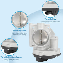 Throttle Body For Ford F-150 4.2L 2005 2006 2007 2008 2009 2010 6L3Z9E926B 6B93BC-57