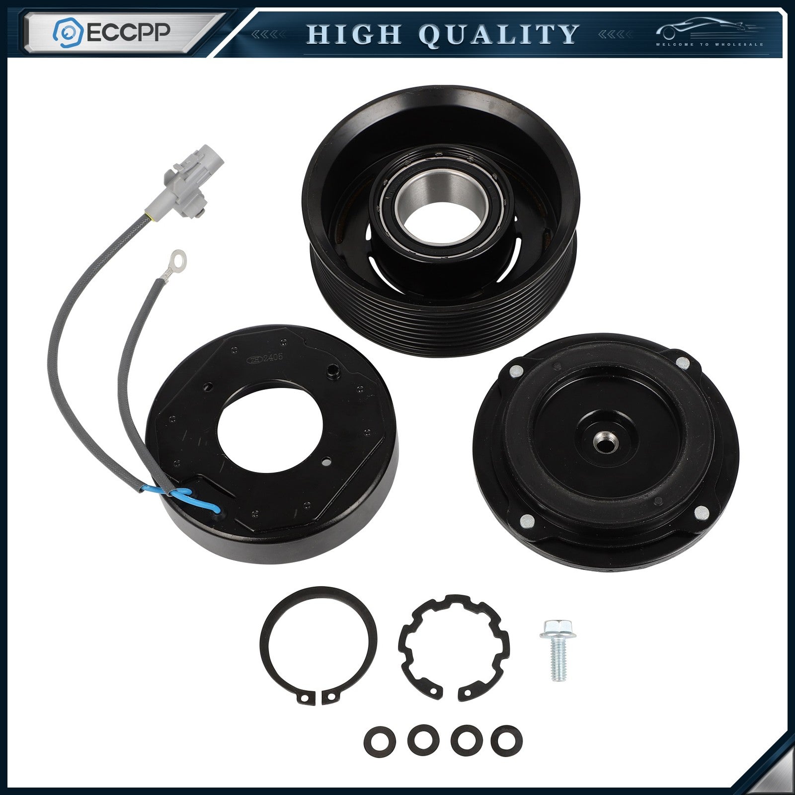 AC A/C Compressor Clutch Kits For BMW 528i 3.0L 2011 6B93BC-57