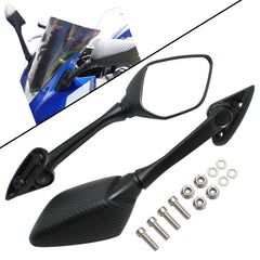 Carbon Fiber Motorcycle Rearview Mirrors for Yamaha YZF R3 R25 2015-2023 2024