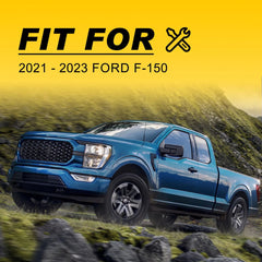 FOR 21 thru 23 F-150 OEM LH/RH Side Stone Rock Guard Rear Trim Molding Kit EOA 6B93BC-57