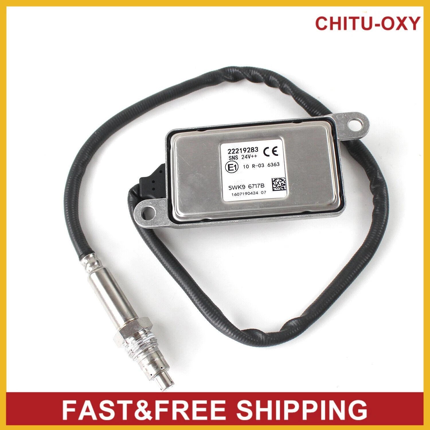 5WK96717B Nitrogen Oxide NOX Sensor For Volvo Renault Truck 22219283 21473997 6B93BC-57